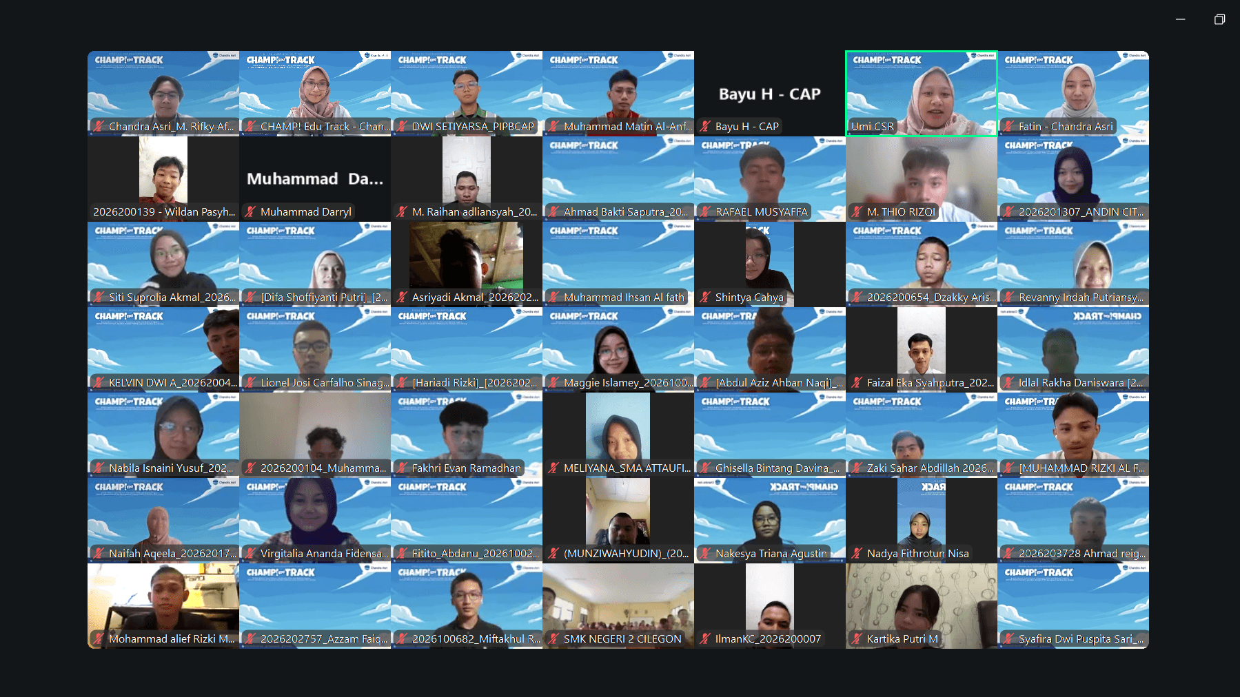 Implementation of the CHAMP! Edu-Track 2026 Webinar